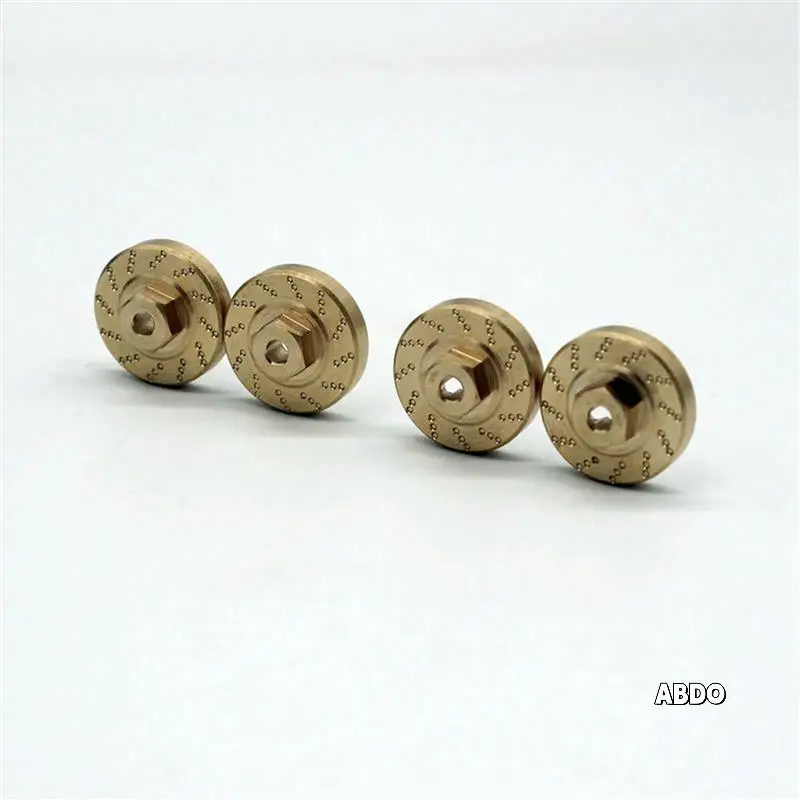 

40Pcs Heavy Duty Brass Wheel Hex Adapter Balance Weight For AXIAL SCX24 90081 Upgrades 1/24 RC Crawler Car Parts