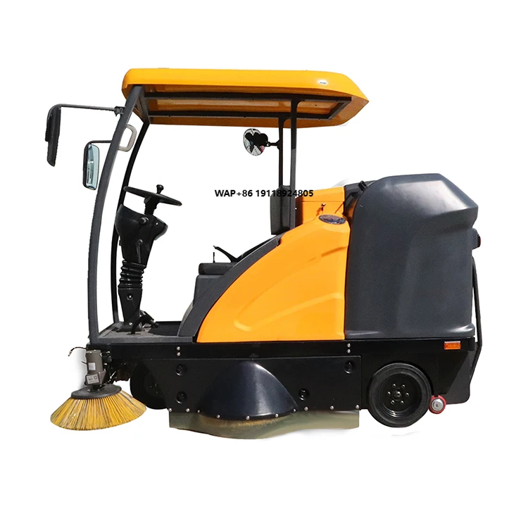Electric Industrial Waste Cleaning Machine Wheel Floor Sweeper for Factory Farms