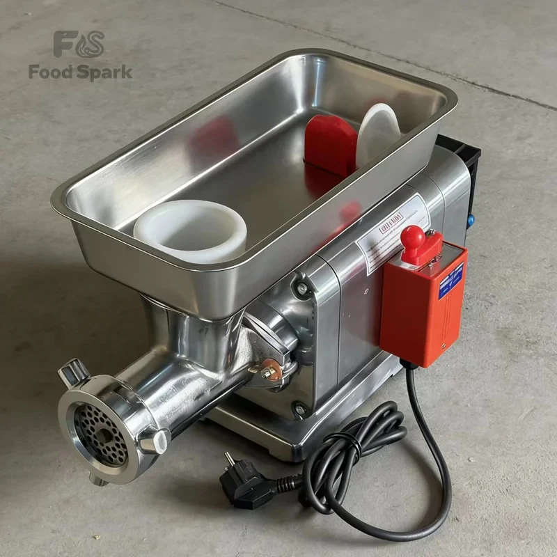 

Commercial Heavy Duty Stainless Steel Meat Grinder German Motor Sausage Stuffer New Condition For Butcher Shop Restaurant Use