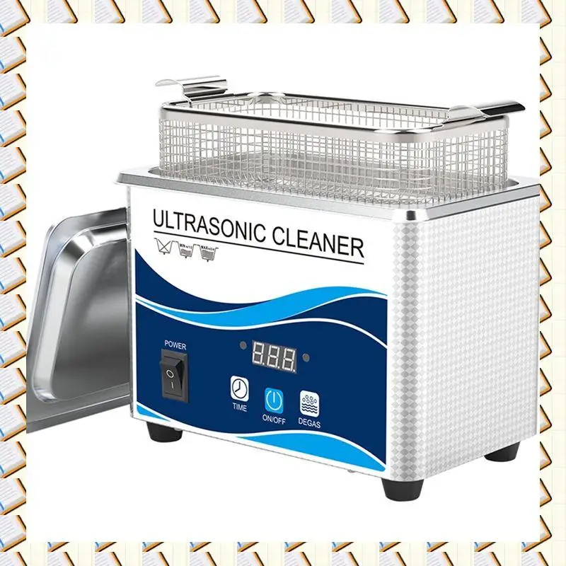 

A14M Household Digital Watch Jewelry Cleaning Machine Ultrasonic Cleaner 60W Stainless Steel Bathtub Cleaning Machine US Plug