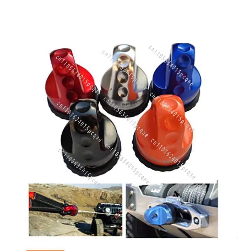 12,000 lb Universal Load Rated Winch Hook & Loop Mounted ATV/UTV/SUV/Traction Hook with T-Ring Pin Rubber Guard