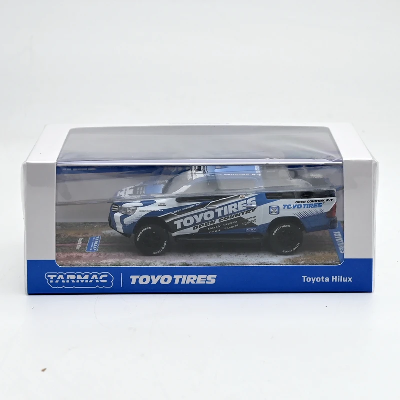 Tarmac Works 1/64 GR YARIS Hilux TOYO TIRES Alloy Toy Motor Vehicle Diecast Metal Model Gifts