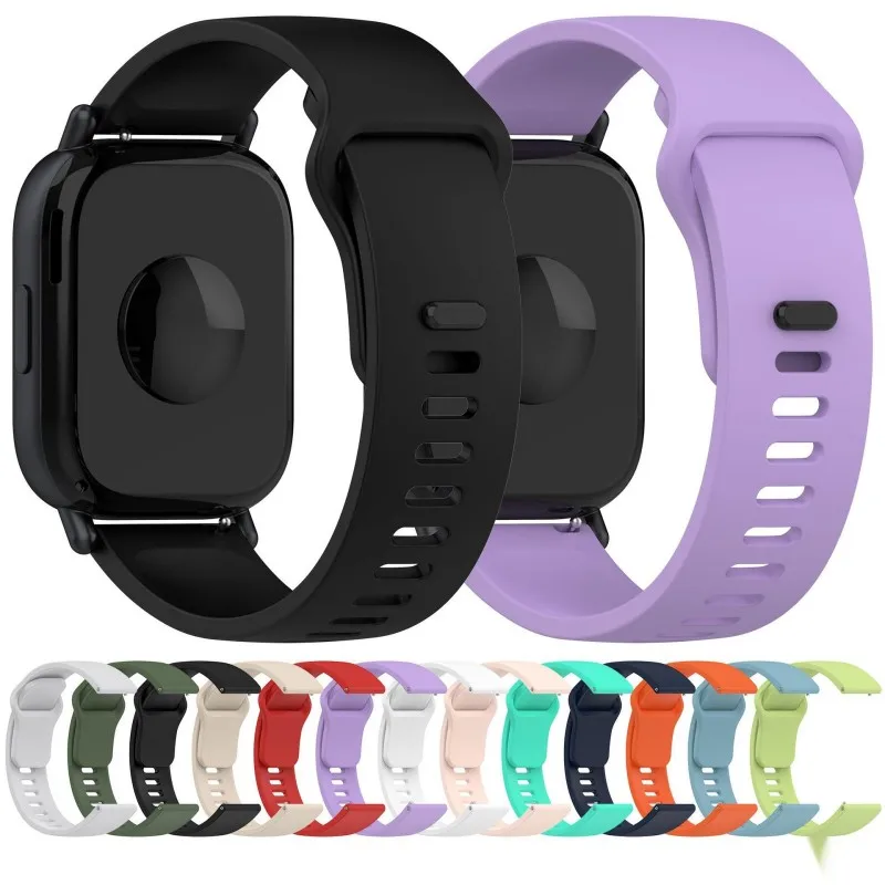 Tali silikon 22mm untuk jam tangan Redmi 5 aktif/5 Lite jam tangan pintar gelang asli gelang jam tangan 5 Aksesori casing