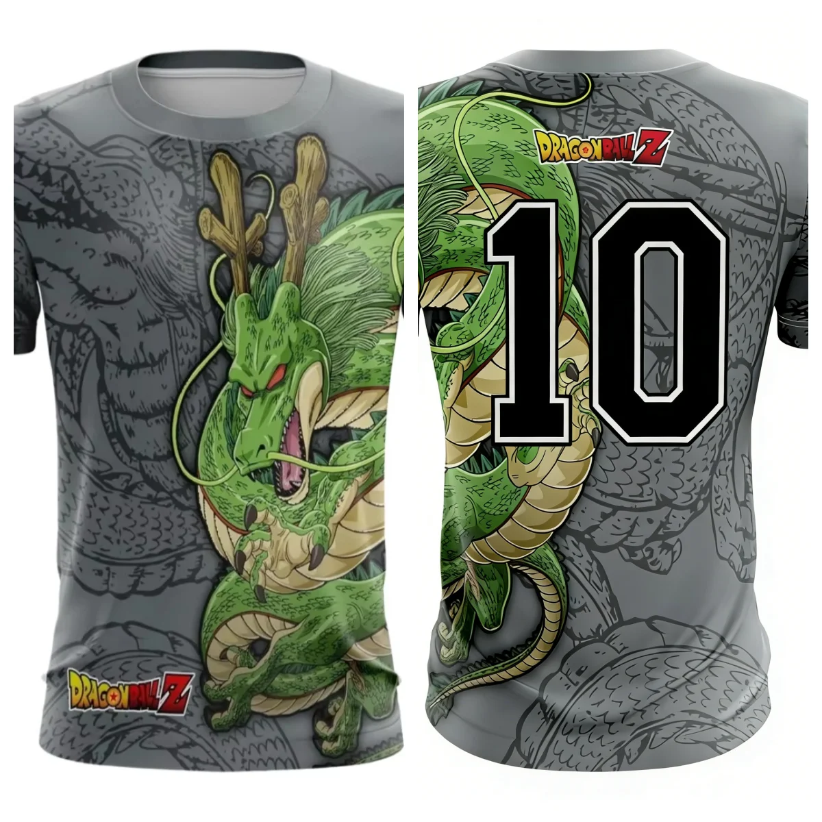 2026 Summer Dragon Ball Retro Fitness T-shirt Men's Oversized 3D Printed Short-sleeved Family Unisex Children's Sports Shirt