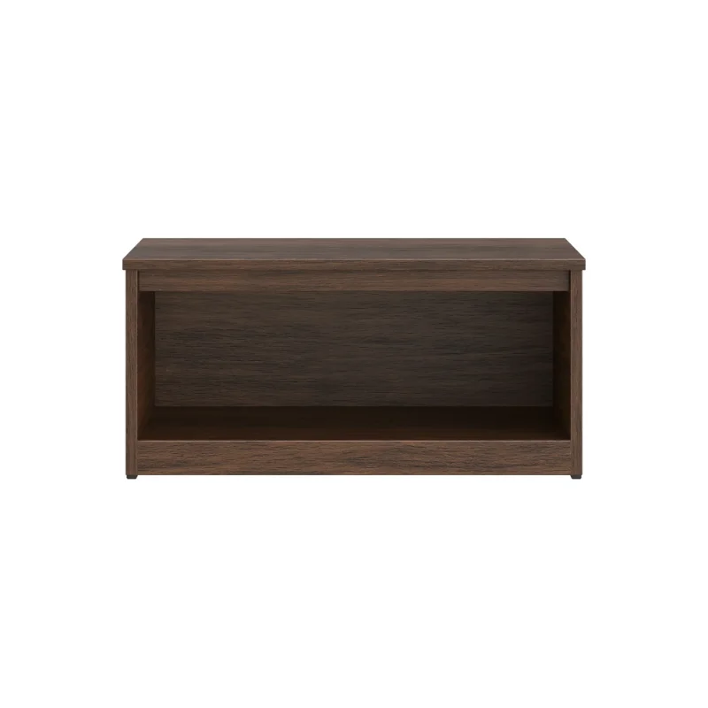 Ardent Open Shelf Modular Storage System, Walnut，Open Shelf，stylish modern，storage