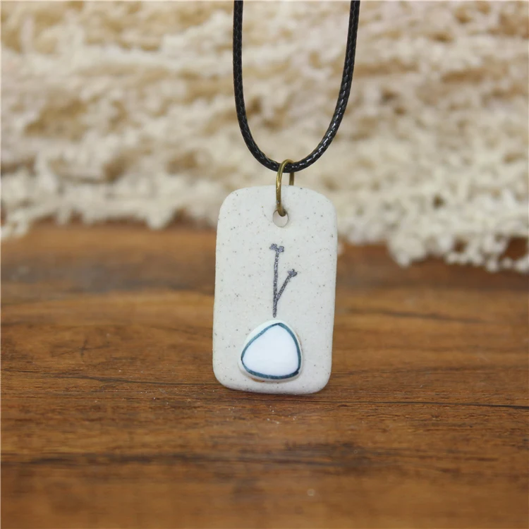 Miredo jewelry wholesale simple partysu ceramic necklaces women\'s mothers gift necklace pendant free shipping #1118