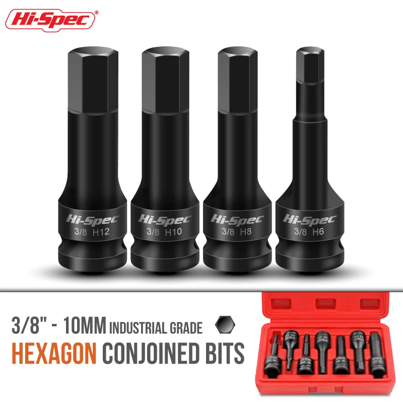 1/7pc Hex Socket Sleeve Head 3/8\