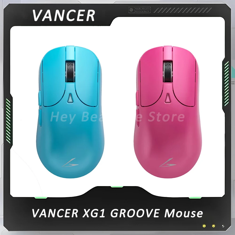 VANCER XG1 GROOVE Mouse Tri-mode Paw3395 Sensor Dual 8k Polling Rate Esports Customized Gaming Mouse Pc Gamer Accessories Gifts