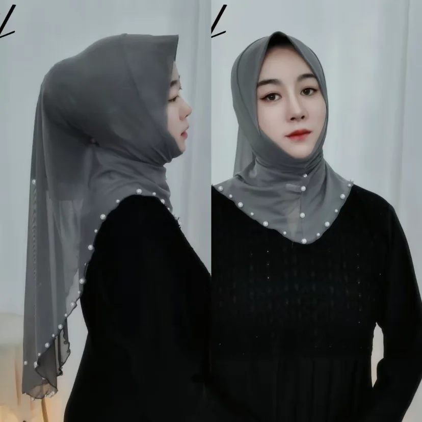 2026 Spring Summer Musulman Women Airy Hijab Covers