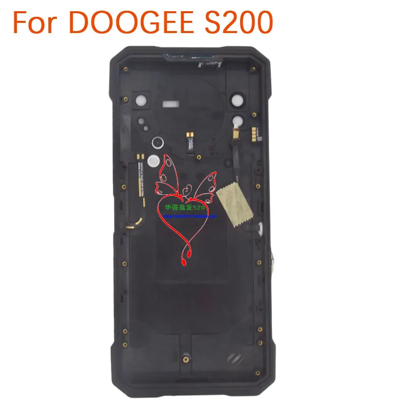 New Original DOOGEE S200 Battery Cover Back Case Receiver Fingerprint Button Cable Side Button flex FPC For DOOGEE S200 Phone