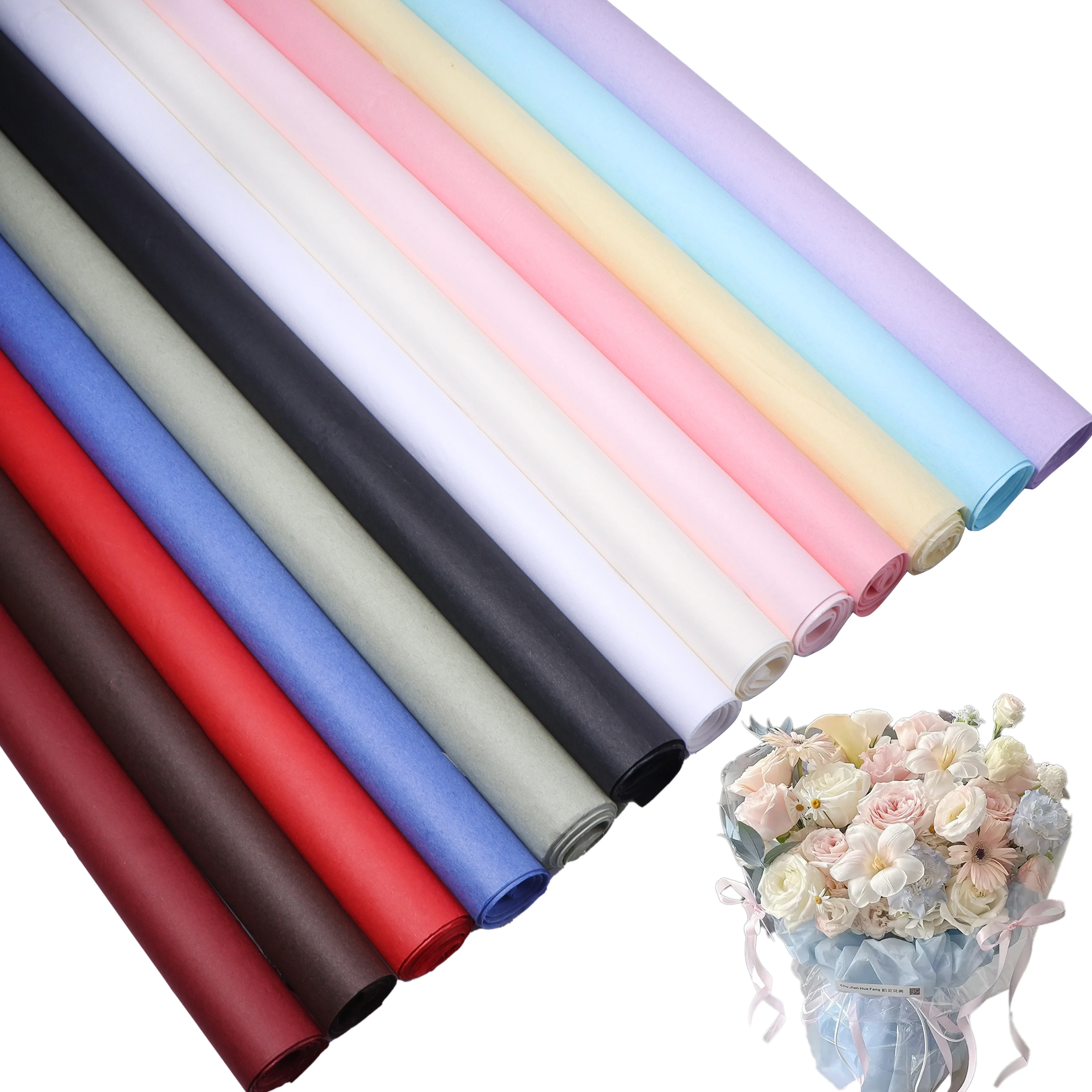 20 Stück buntes Seidenpapier,  – Supply For Florist Bewertung und Preis