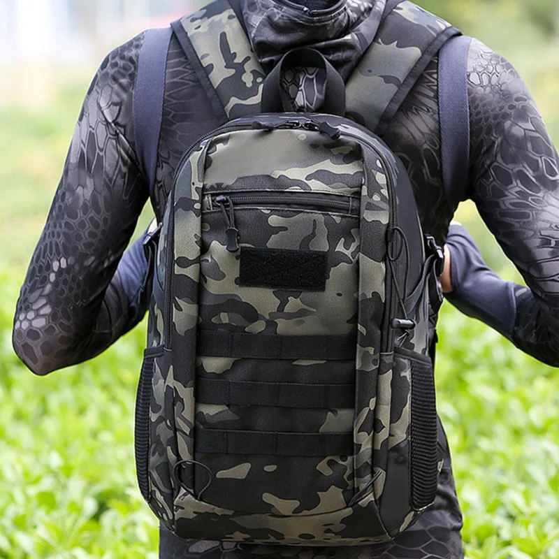 15L Travel Tactical Outdoor Backpack Mini Small Waterproof Camping Hiking Fishing Hunting Bag Climbing Women Men Rucack Daypack