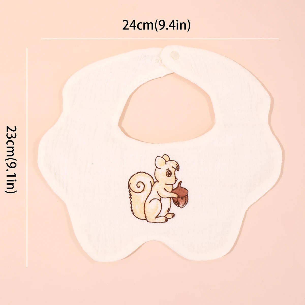 Cotton Gauze Baby Bib Babies Accessories Newborn Baby Apron Feeding Bib 6 Layer Muslin Burp Cloths Kids Saliva Towel New Born