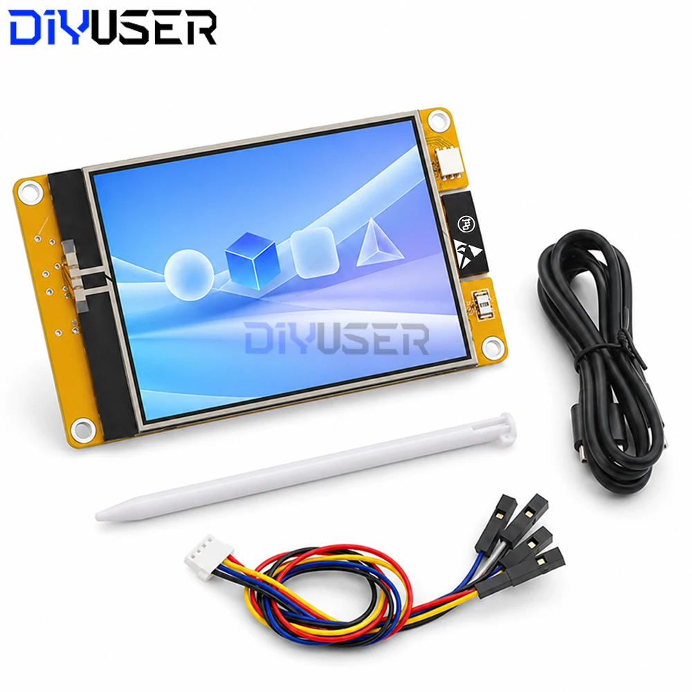 DIYUSER ESP32 3,2 Zoll TFT Touch-Display Entwicklungsboard 240x320 Typ-C WROOM LVGL HMI Bildschirmmodul für Embedded DIY