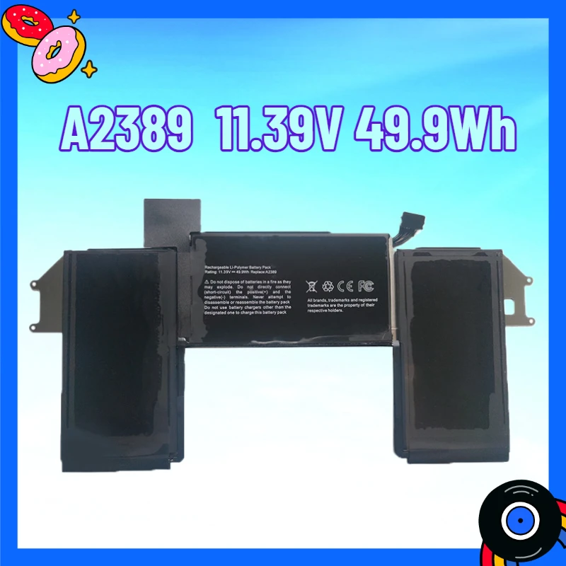 

Подходит для ноутбука Apple A1965 A2389, аккумулятор A1932 A2179 A2337 серии M1, компьютерный аккумулятор