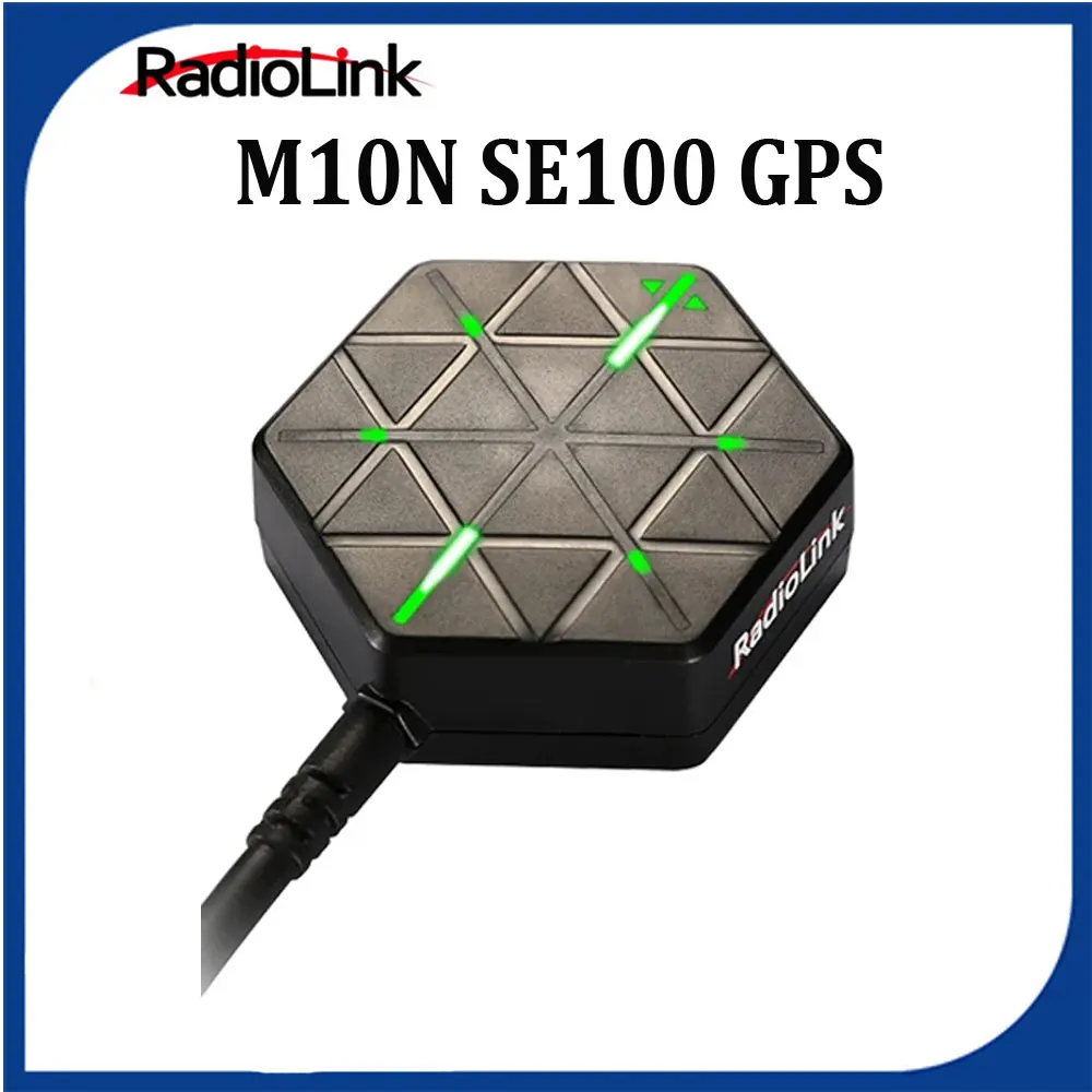 

Radiolink M10N GPS SE100 Module High Positional Accuracy Work with GLONASS/BeiDou for APM PX4 Pixhawk 2.4.8 Flight Controller