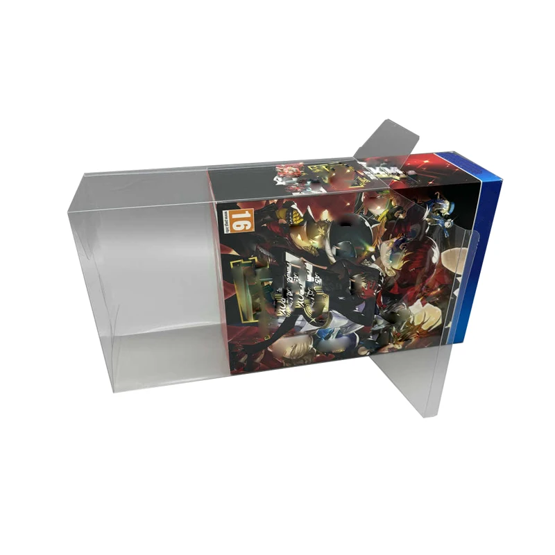 Transparent Clear Box for P5R for Persona 5 Royal EU version PET Plastic Storage box Transparent Display Box