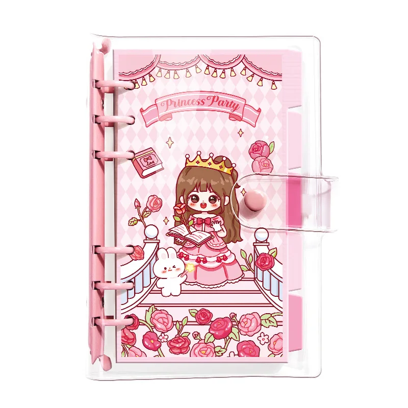 Cute Little Princess Journal Book Color Page Notepad Student Characteristic Notebook Exciting Girl