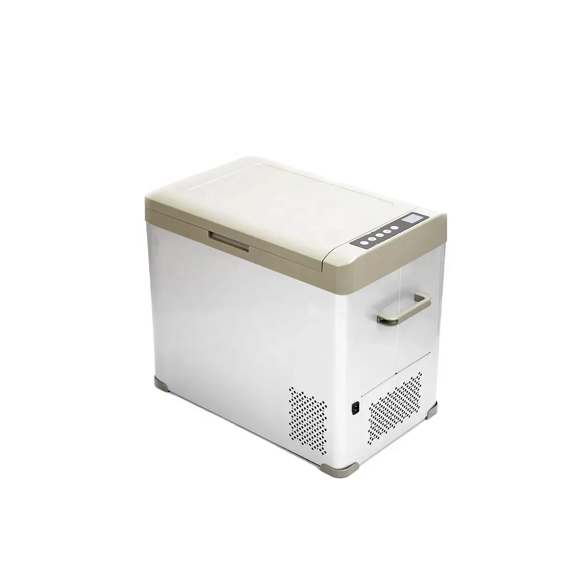 

cross-borderHot sales50L Portable Double Temperature And Double Control Camping Car Refrigerator With Compressor 12 / 24V