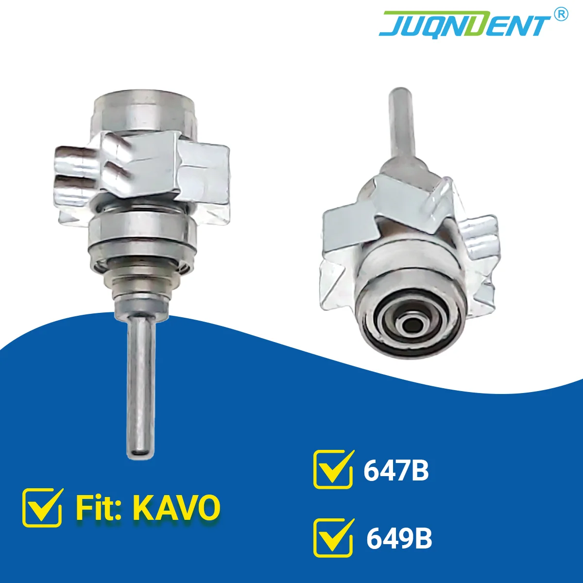 

Dental Air Turbine Rotors Cartridge Rotor Fit KAVO 647B 649B High Speed Handpiece Dentistry Accessories Materials