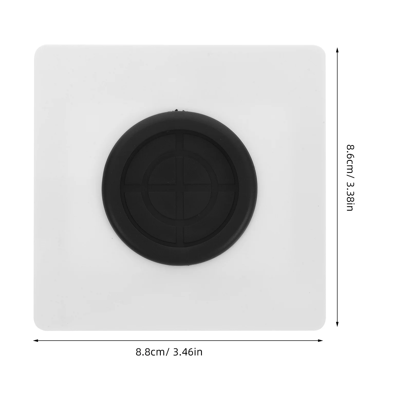 لوحة مخرج التبديل 35 مللي متر كابل تمرير من خلال فارغة للأسلاك الكهربائية غطاء ديكور يغطي منافذ المخرج الموجودة