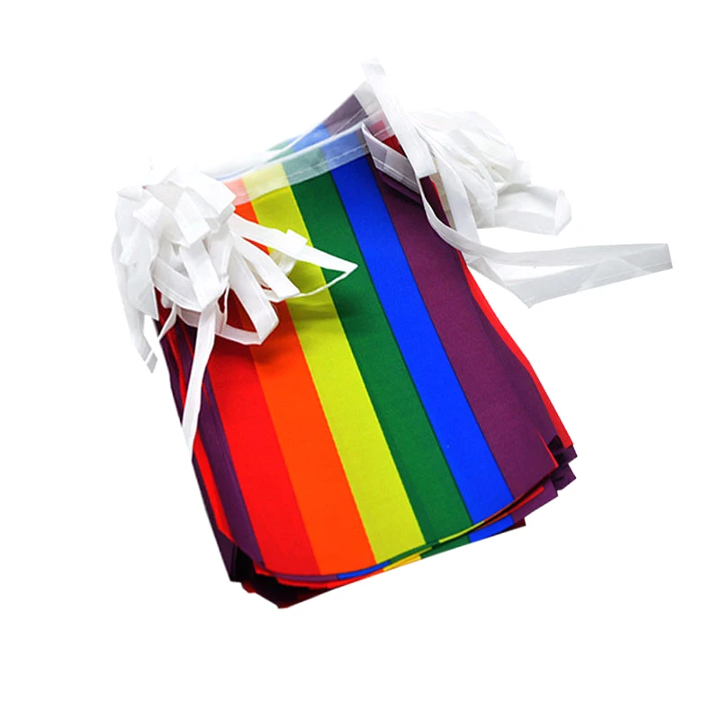 14*21cm Progress Pride Rainbow Flag Vivid Color Multiple Style Banner Flags per Home Garden Yard Decor Party Supplies