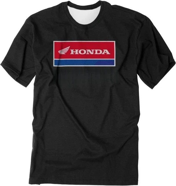 

Летняя мужская брендовая футболка с коротким рукавом Honda, классическая винтажная быстросохнущая спортивная футболка для гонок на мотоциклах