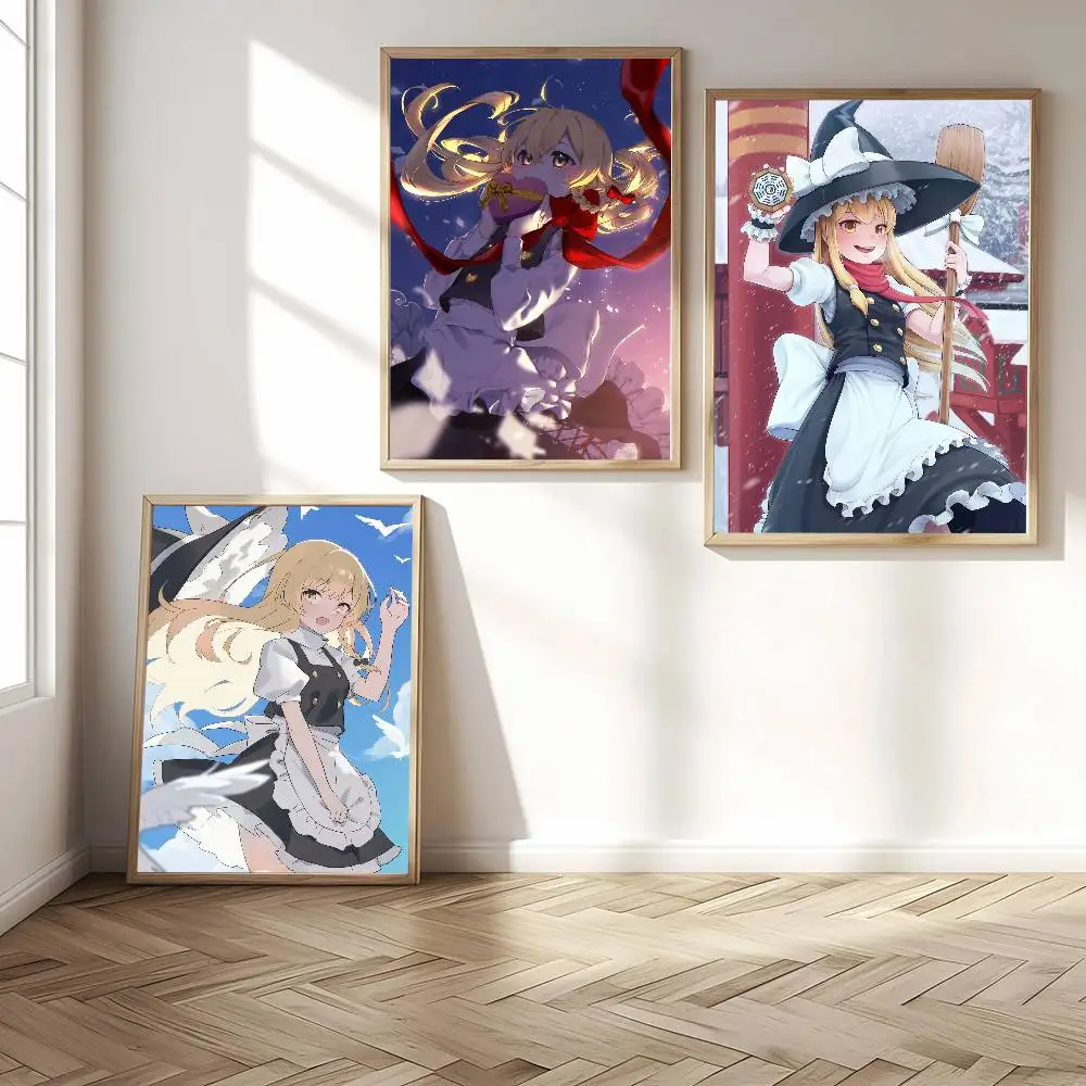 1 قطعة كيريسامي ماريسا توهو مشروع المشارك عالية الجودة طباعة مقاوم للماء جدار الفن ملصق لشريط غرفة المعيشة ديكور هدية