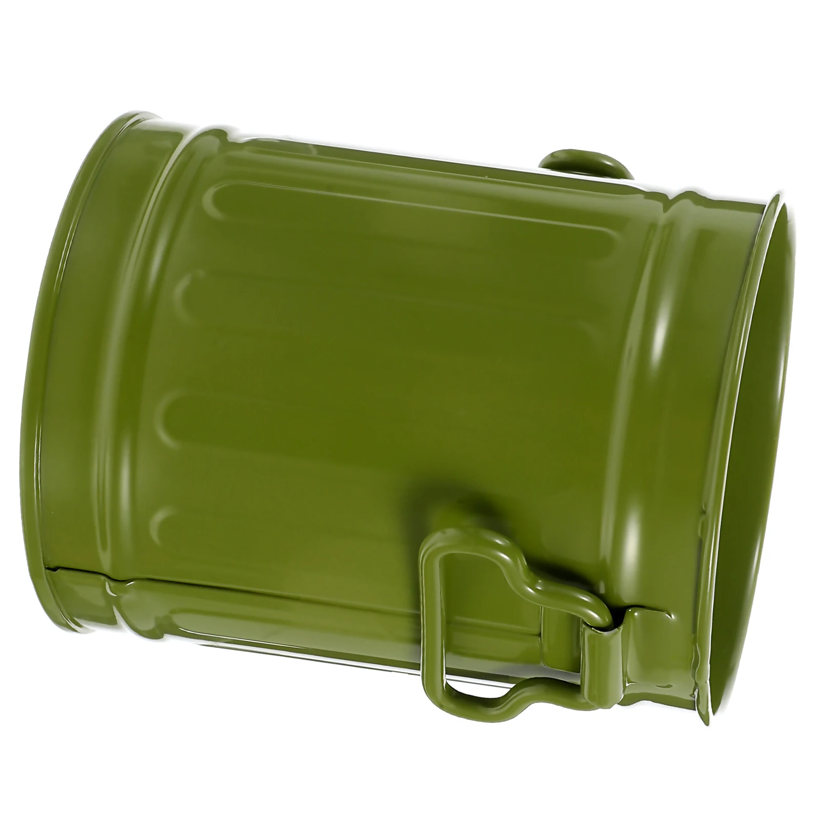 

Desk Trash Can Iron Material Multi Purpose Storage Holder for Makeup Brushes Pens Pencils Household Garbage Bin Simple Style