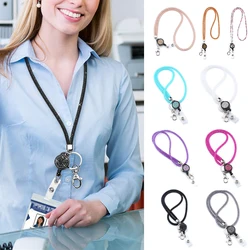 Cordino retrattile universale distintivi supporto cinghie cordino ID nome Tag portachiavi cellulari Office Id Hanging Rope collana Strap