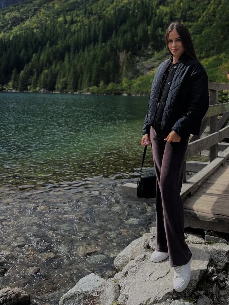 

Повседневные однотонные свободные пальто, женские однобортные однобортные утепленные короткие куртки с длинными рукавами и круглым вырезом, женская мода 2025 года, осенняя женская верхняя одежда