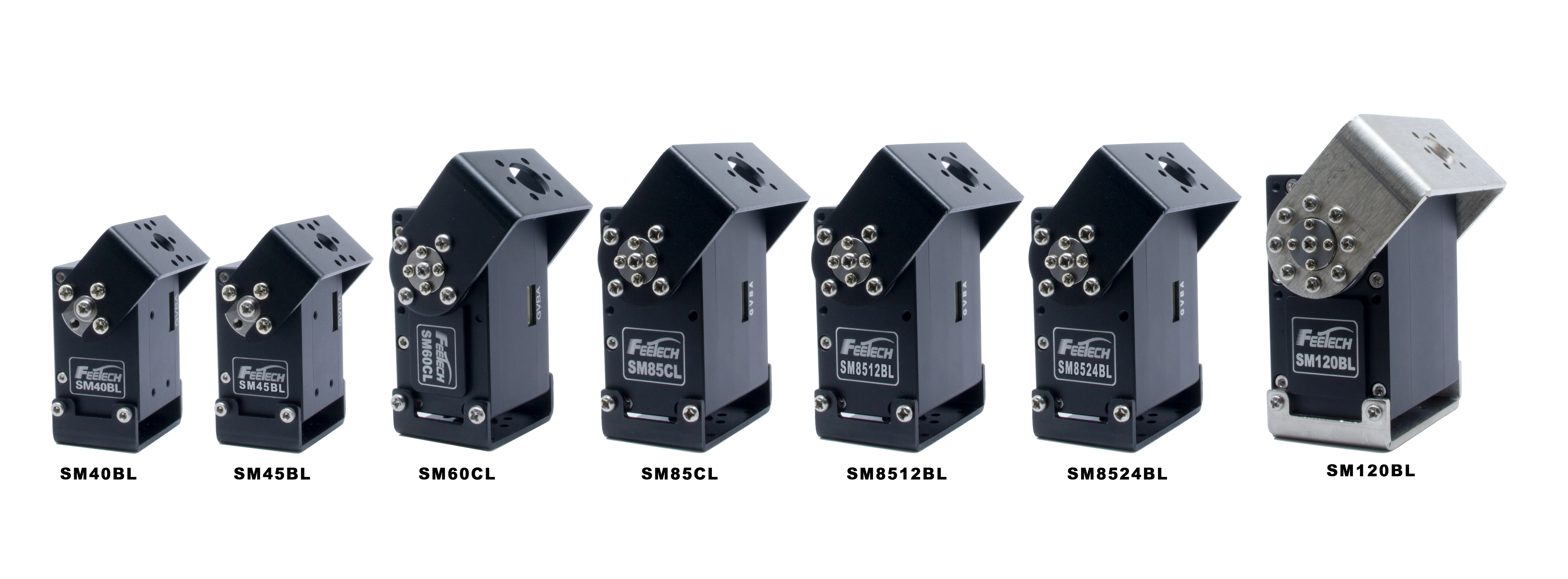 40kg High Precision Aluminium case Magnetic Encoder Servo Robot Modbus RTU Servo