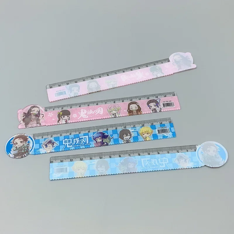 Anime 15cm straight ruler DIY Drawing Rulers Kids School Stationery gift