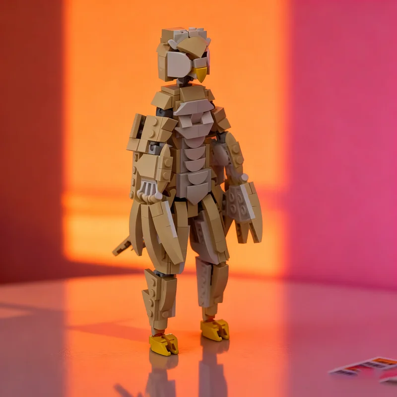 

327 шт. MOC сарай сова, сборная фигурка, модель строительных блоков, игрушка, архитектура, сделай сам, рождественский подарок, креативная идея, кирпич, детский день рождения