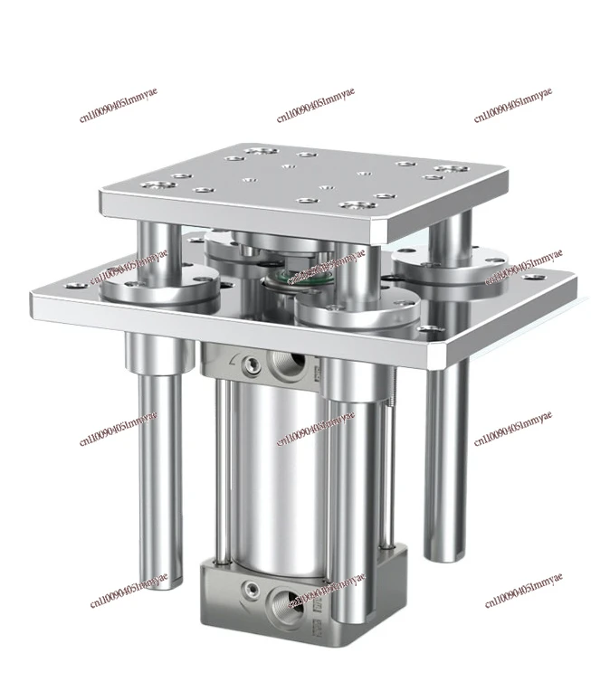 

Перекладной цилиндр с четырьмя направляющими колонками, пневматический телескопический цилиндр, крепежный кронштейн с большим упором
