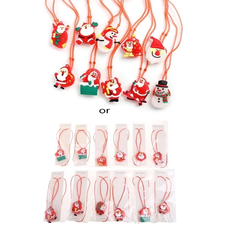 

Led Xmas Halloween Glowing Ring Brooch for Kid Gift Luminous Necklace Bracelet 15UB