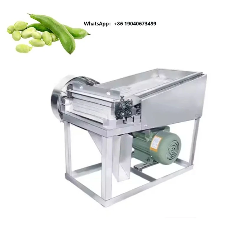 Industry Green Beans Sheller Green Pea Peeling Splitting Automatic Fresh Soybean Peeler Removing Shelling Machine xiao