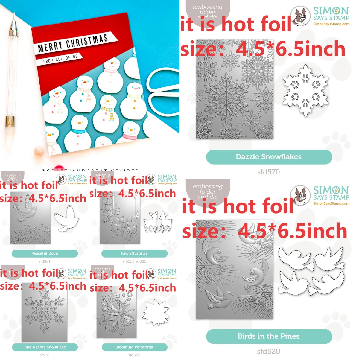 

Летающие голуби и снежинки, горячая фольга, новые металлические штампы для DIY, скрапбукинг, ремесла, шаблон для фотоальбома ручной работы