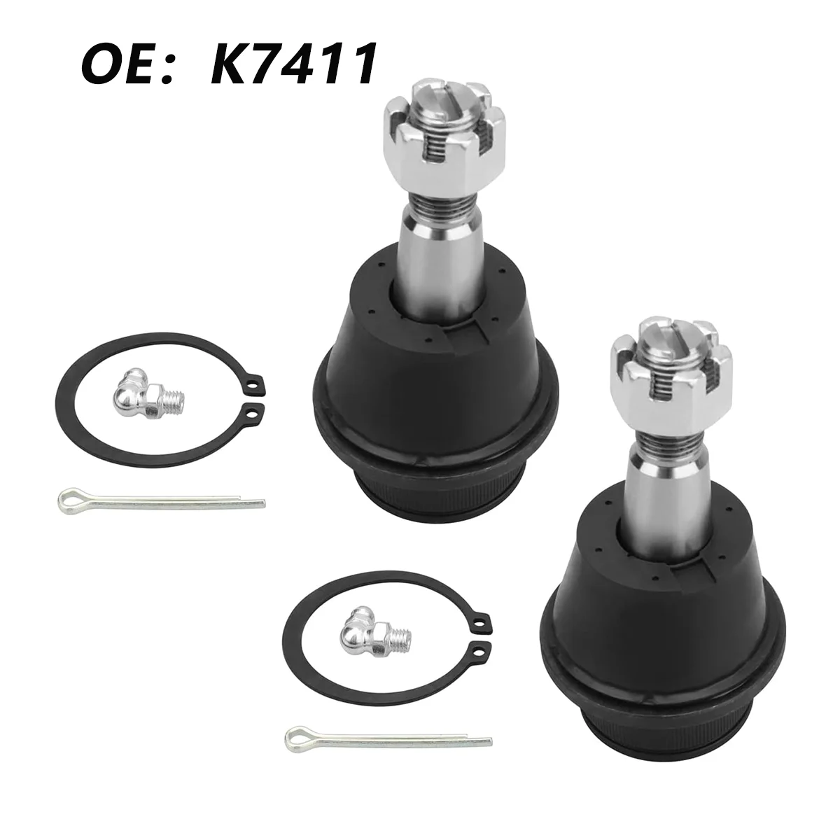 2pc K7411 RWD Front Lower Ball Joints for 2002 - 2009 2010 2011 2012 Dodge Ram 1500 5 Lugs DODGE RAM 1500 2002 - 2005 All Models