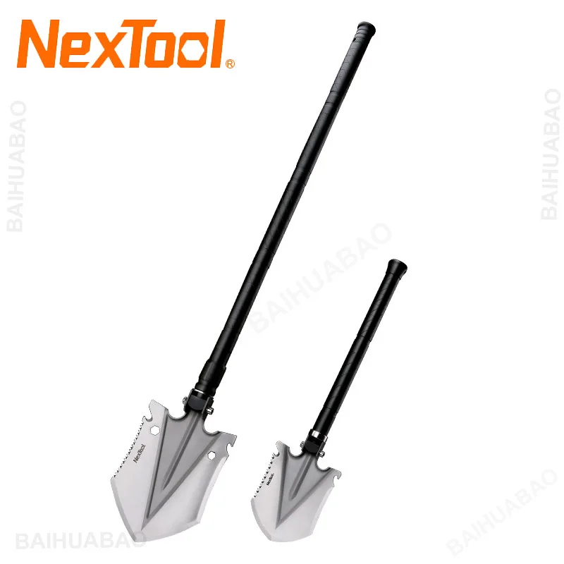 NexTool Outdoor Multi-functional Shovel 14 in 1 Multitool Camping Folding Shovel Hoe Axe Hammer Wood Saw Knife Survival Tool