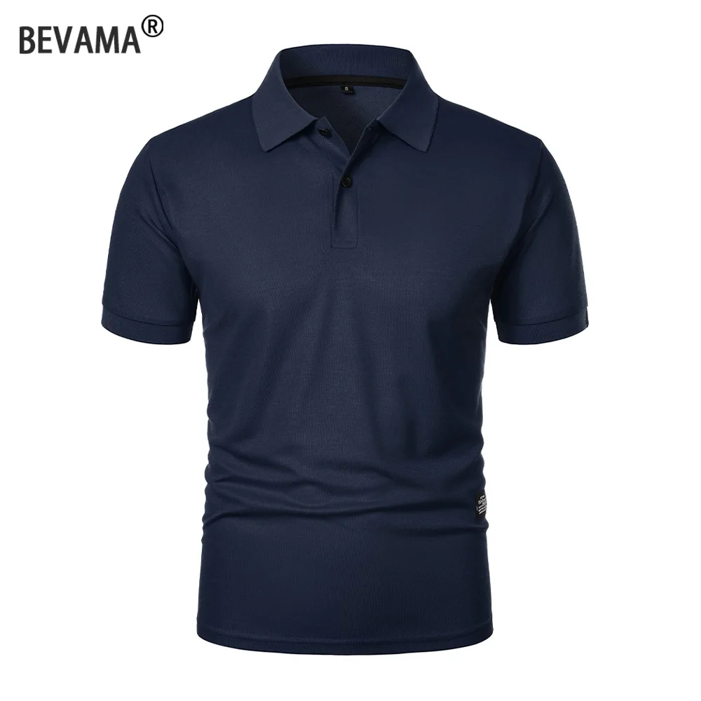 Summer Men's Short Sleeve Polo Shirt Sports Tennis T-Shirt Moisture-Wicking Shirts Breathable Lapel Shirt Casual Tops Streetwear
