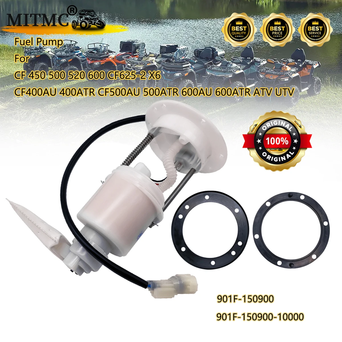 

Original Fuel Pump For CF CForce 450 500 520 600 CF625-2 X6 CF400AU 400ATR CF500AU 500ATR 600AU 600ATR ATV UTV 901F-150900