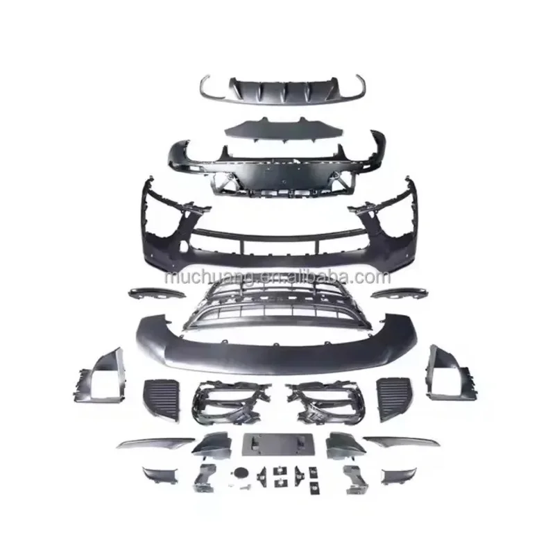 

High Quality for Ma-can 2014-2021 Body Kit 2018 SD Style Includes Front Bumper Assembly Grille Rear Diffuser