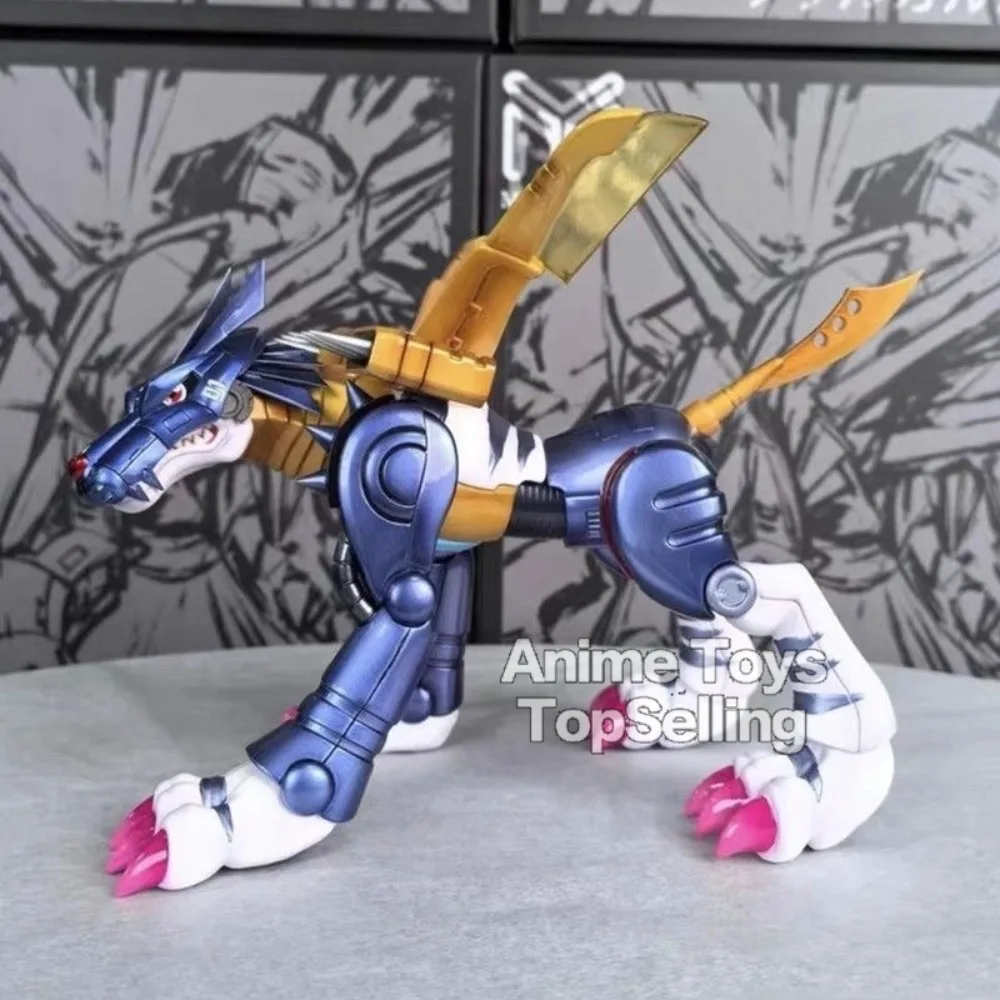 9 سنتيمتر أنيمي ديجمون مغامرة الشكل المعادن Garurumon عمل أرقام البلاستيكية جمع نموذج لعب للأطفال الهدايا