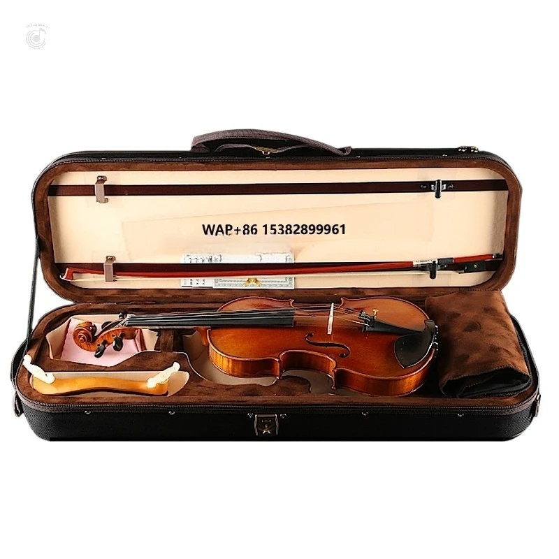 

European Wood Handmade Violin Beginners Advanced Performance Ideal Music Schools and Professional Viola Play
