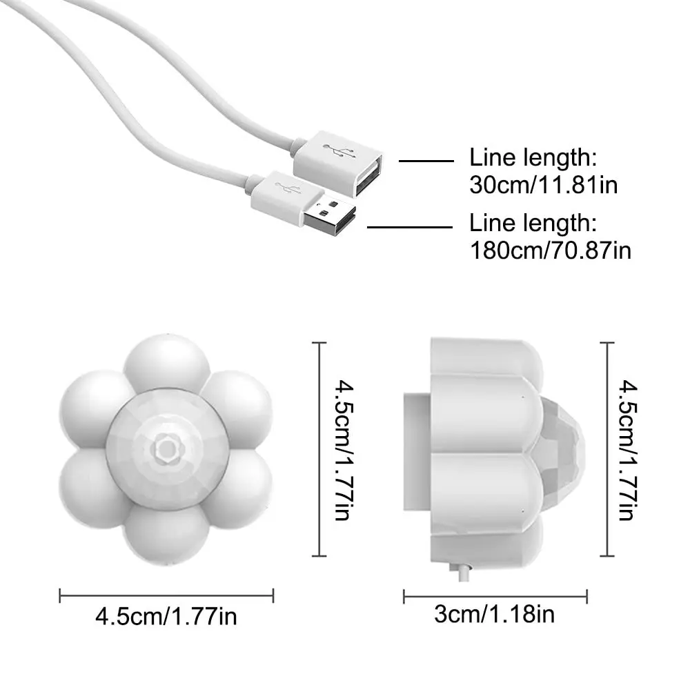 Cat Fountain Sensor Switch, Smart Pet Fountain Control Switch 180° 9.8Ft Range USB Water Dispenser Sensor for Pet Fountain