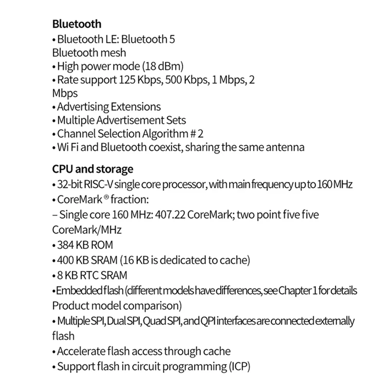 لوحة تطوير ثنائية النوع C ، Wifi ، بلوتوث ، BLE5.0 ، لوح Core ، وحدة ESP32C3