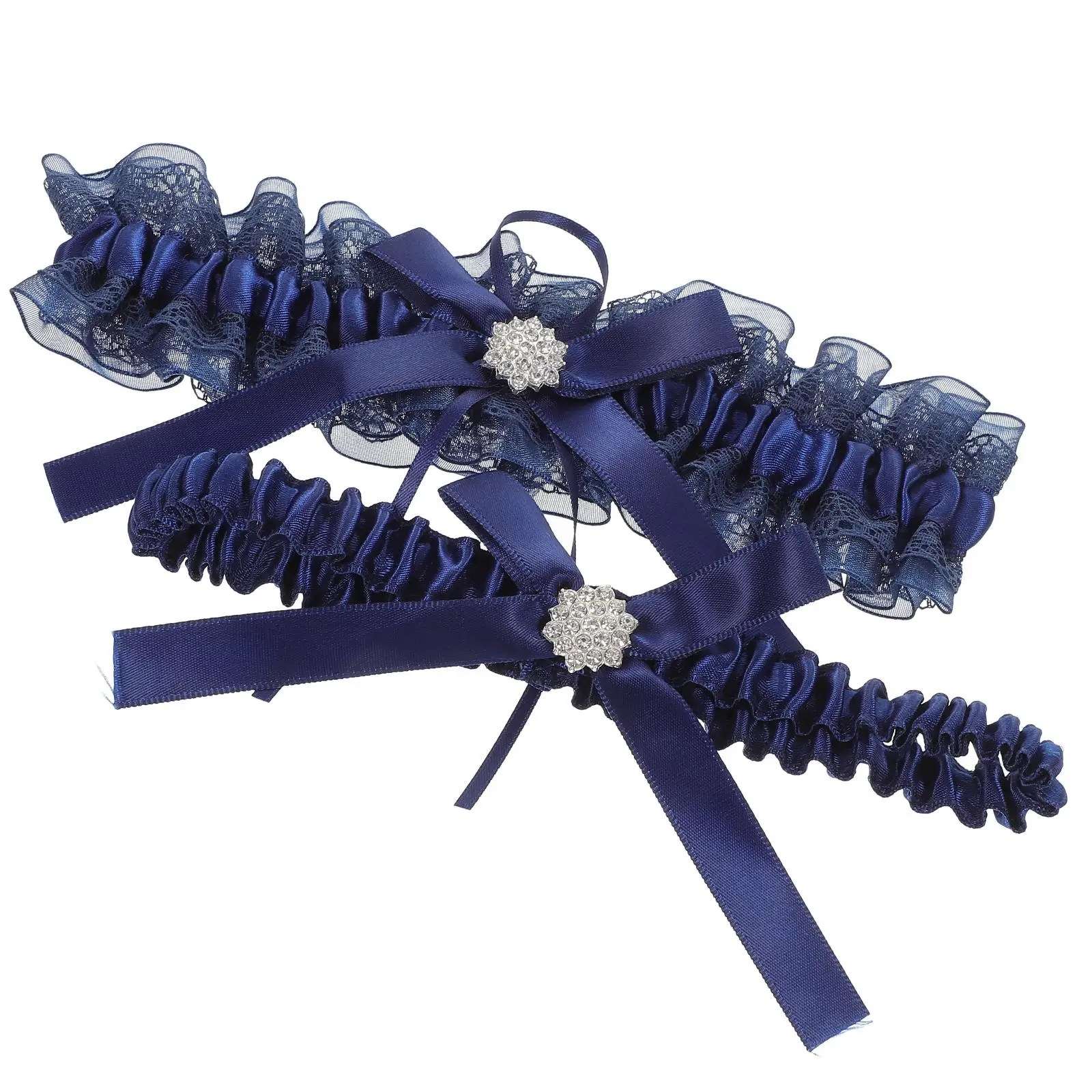 

2Pcs Lace Garters Women Wedding Keepsake Unique Bride Garter For Comfortable Delicate Charm Bridal Leg Band Prom Carnival