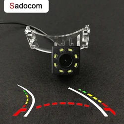 HD Wireless Car CCD Rear Camera Fisheye 8 12 led dynamic Night Vision bracket For Mazda CX-9 2007 - 2011 2012 2013 2014 Mazda 5