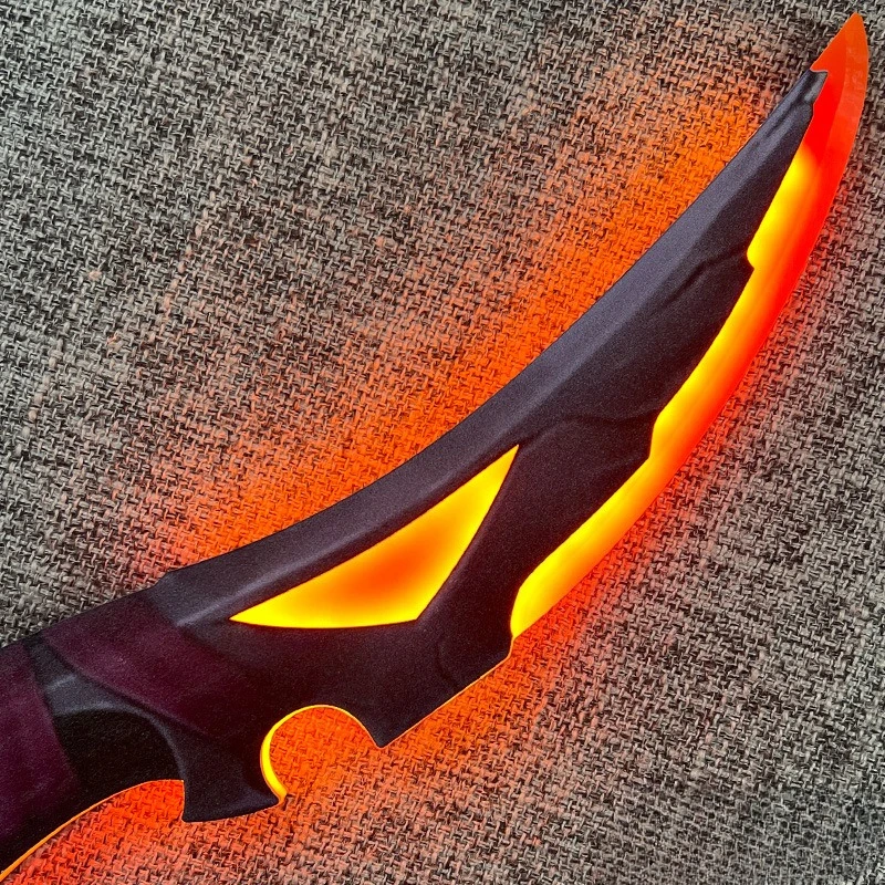 Figurine de jeu VALORANT 34cm, lame de nuit, périmètre, modèle en métal, accessoires artisanaux, décoration de bureau, ornements, cadeaux d'anniversaire, jouets